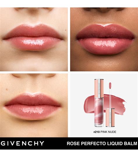 givenchy rose perfecto liquid|Givenchy lip balm rose.